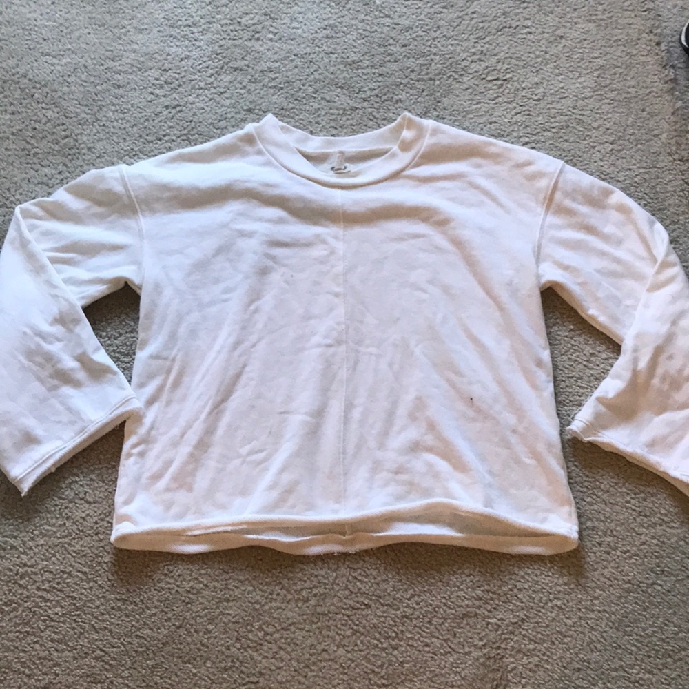 madewell white sweatshirt